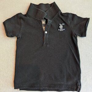 Burberry Children Black Polo Shirt - Size 3Y
